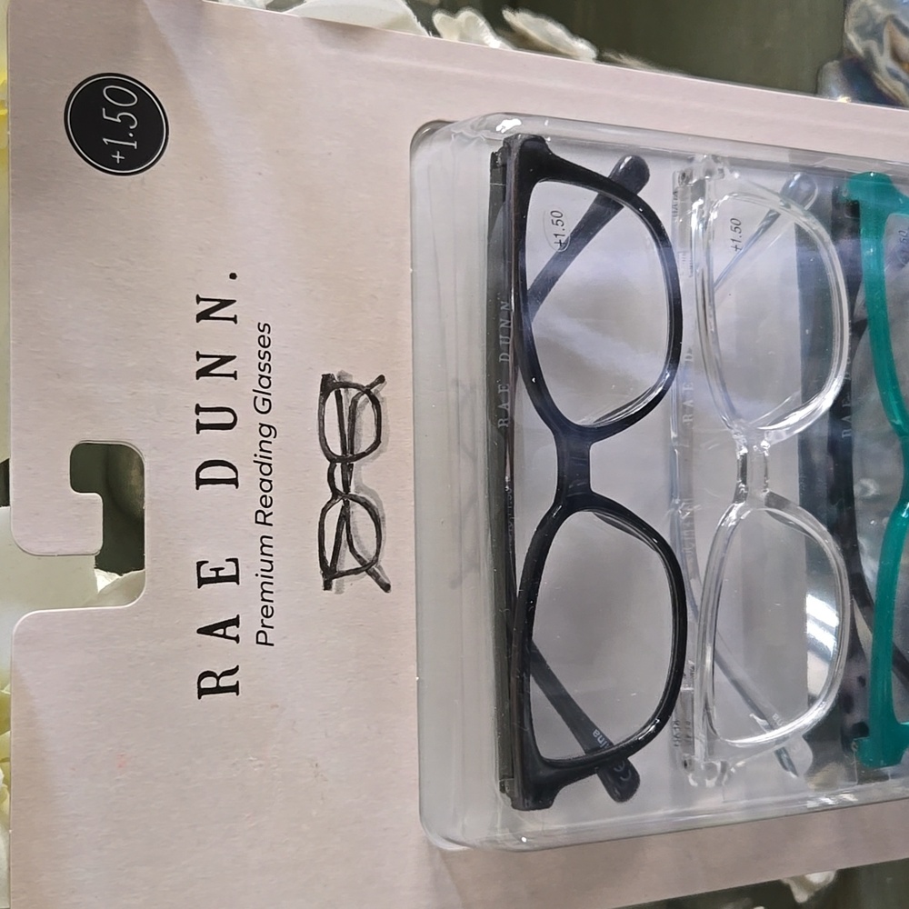 NEW RAE DUNN Read More Reading Glasses 3 Pair Set Readers +1.50 +2.00 +2.50 - Picture 2 of 9